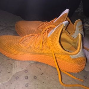 Mustard color Pharrell Williams shoes